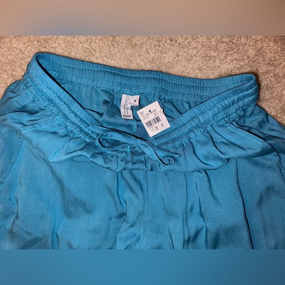 SKEMO basics Solids Babucha Pants, Harem, Aqua Size Medium - New With Tags ￼ - Picture 9 of 9